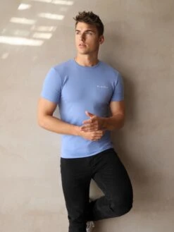 Series T-Shirt - Light Blue -Blakely Clothing Store 080AMBlue 04D