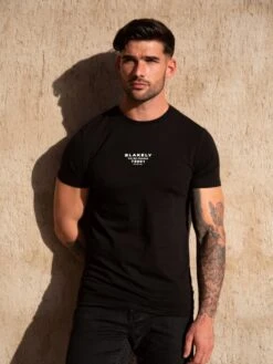 Rue Slim T-Shirt - Black -Blakely Clothing Store 080FBlack 03D