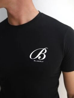 Vita Slim Fit T-Shirt - Black 7 Vita Slim Fit T-Shirt - Black -Blakely Clothing Store 080IMBlack 02D
