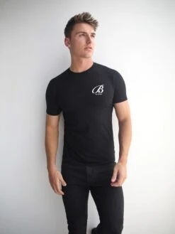 Vita Slim Fit T-Shirt - Black 6 Vita Slim Fit T-Shirt - Black -Blakely Clothing Store 080IMBlack 04D
