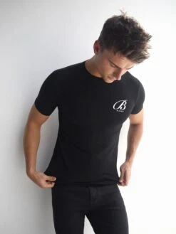 Vita Slim Fit T-Shirt - Black 5 Vita Slim Fit T-Shirt - Black -Blakely Clothing Store 080IMBlack 05D