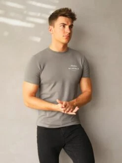 Italia T-Shirt - Stone Grey -Blakely Clothing Store 080MBGrey 05D