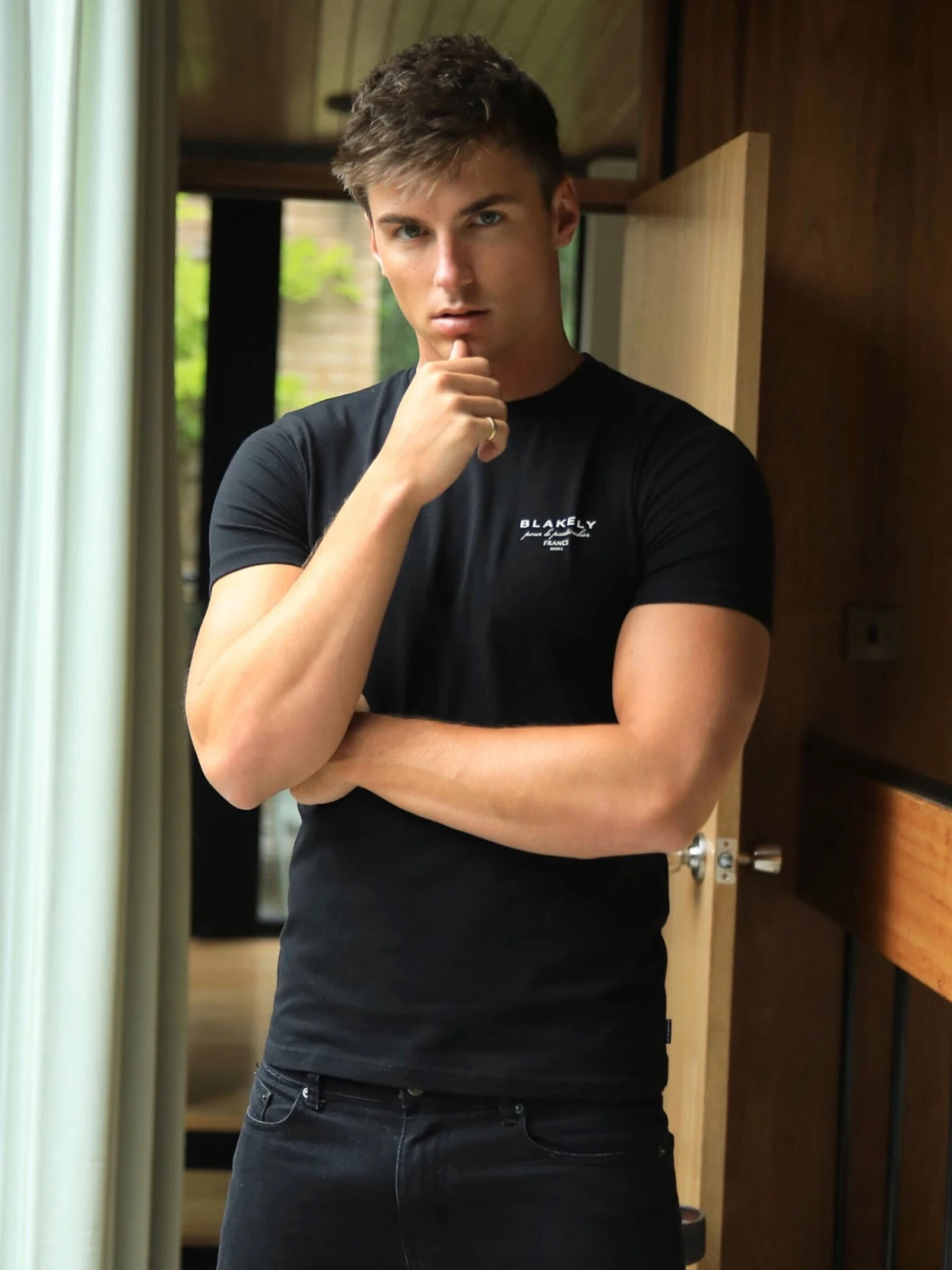 Monaco T-Shirt - Black 1 Monaco T-Shirt - Black