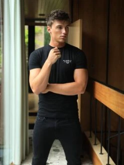 Monaco T-Shirt - Black 7 Monaco T-Shirt - Black -Blakely Clothing Store 080MOBlackD 3