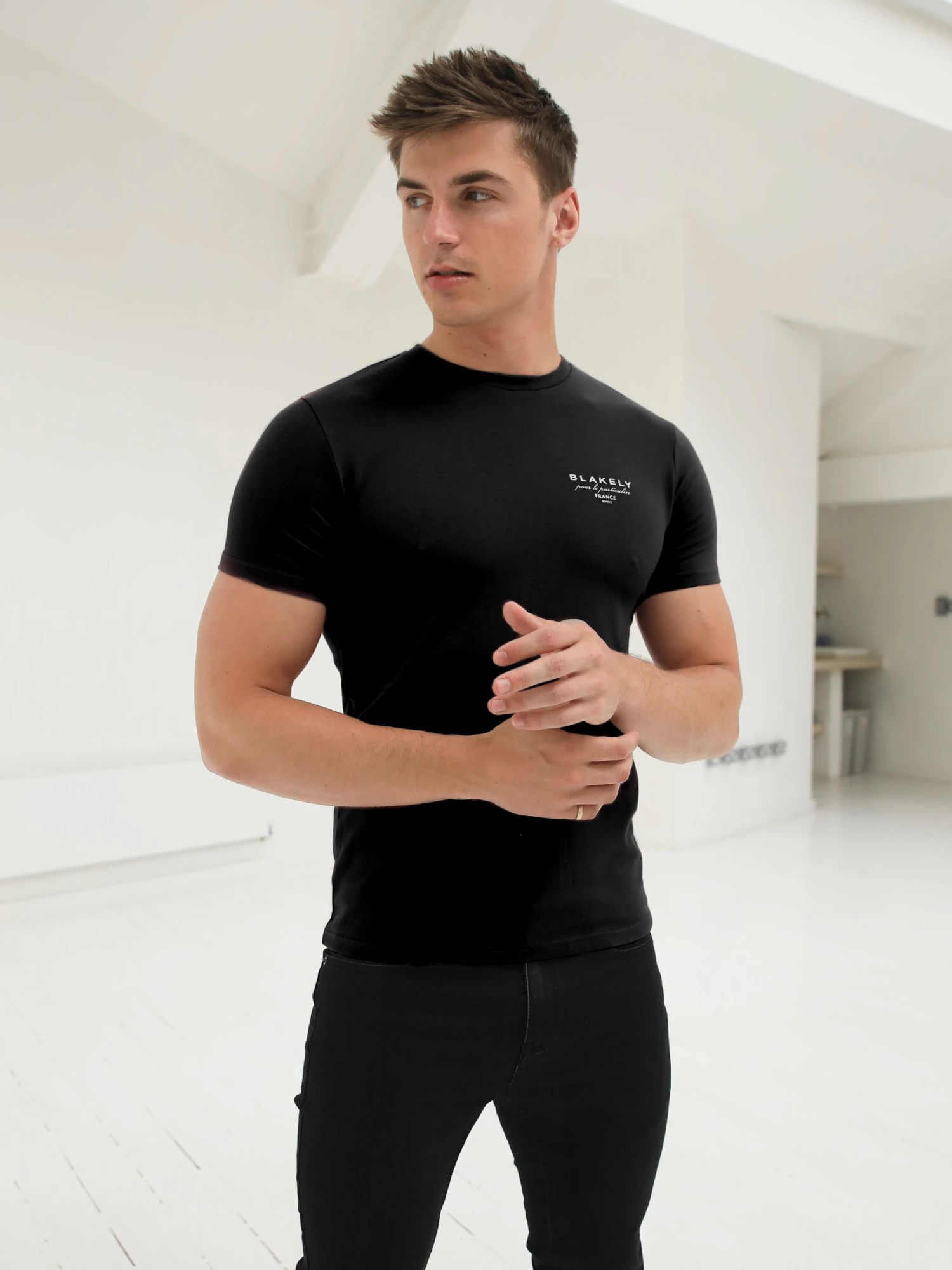 Monaco T-Shirt - Black 2 Monaco T-Shirt - Black - Image 2