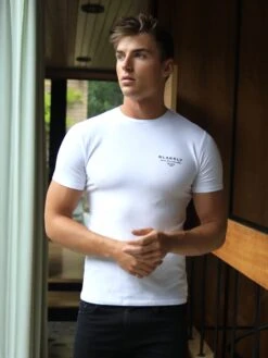 Monaco T-Shirt - White/Black