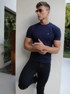 Conway T-Shirt - Navy 7 Conway T-Shirt - Navy -Blakely Clothing Store 1015GNavy3D