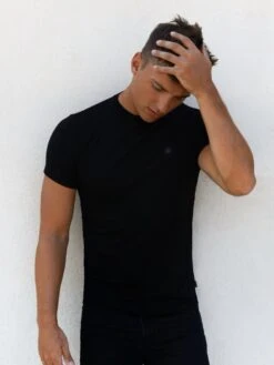 Milo T-Shirt - Black -Blakely Clothing Store 1015TBlack 03D