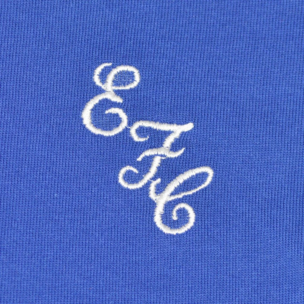 Everton Royal & White Ringer T-Shirt with Embroidered Badge 2 Everton Royal & White Ringer T-Shirt with Embroidered Badge - Image 2