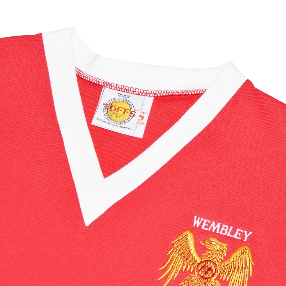 Manchester Reds 1958 FACF Kids Retro Football Shirt 3 Manchester Reds 1958 FACF Kids Retro Football Shirt - Image 3