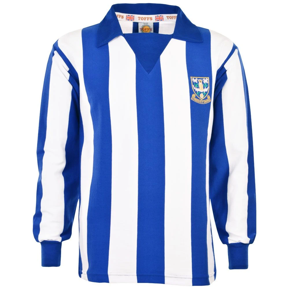 Sheffield Wednesday 1970s Kids Retro Stripe Football Shirt 1 Sheffield Wednesday 1970s Kids Retro Stripe Football Shirt