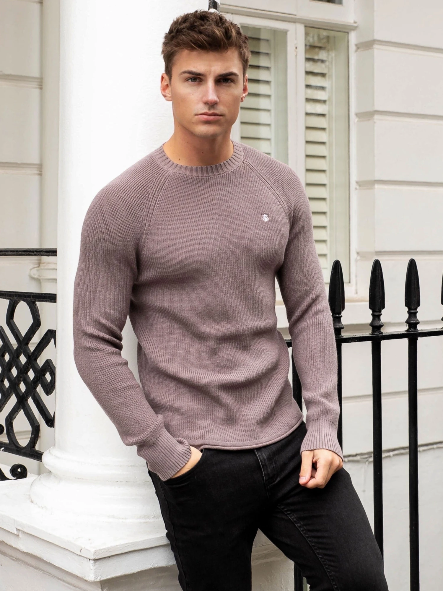 Olton Knit Jumper - Lilac 1 Olton Knit Jumper - Lilac