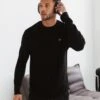 Olton Knit Jumper - Black 10 Olton Knit Jumper - Black -Blakely Clothing Store 1267GBlack 01LEADD