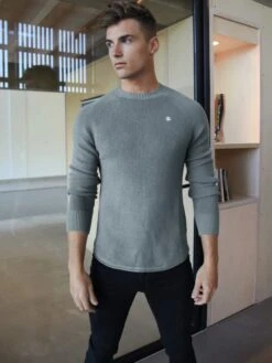 Olton Knit Jumper - Light Blue 9 Olton Knit Jumper - Light Blue -Blakely Clothing Store 1267LightBlue 01D 2dfbeed0 4cbb 49e6 8e40 f96fc914d2ae