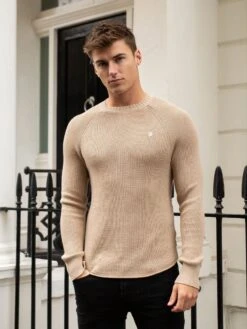 Olton Knit Jumper - Nude 8 Olton Knit Jumper - Nude -Blakely Clothing Store 1267Nude 02D