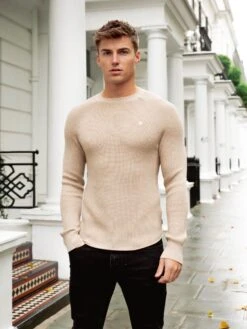Olton Knit Jumper - Nude 11 Olton Knit Jumper - Nude -Blakely Clothing Store 1267Nude 05D