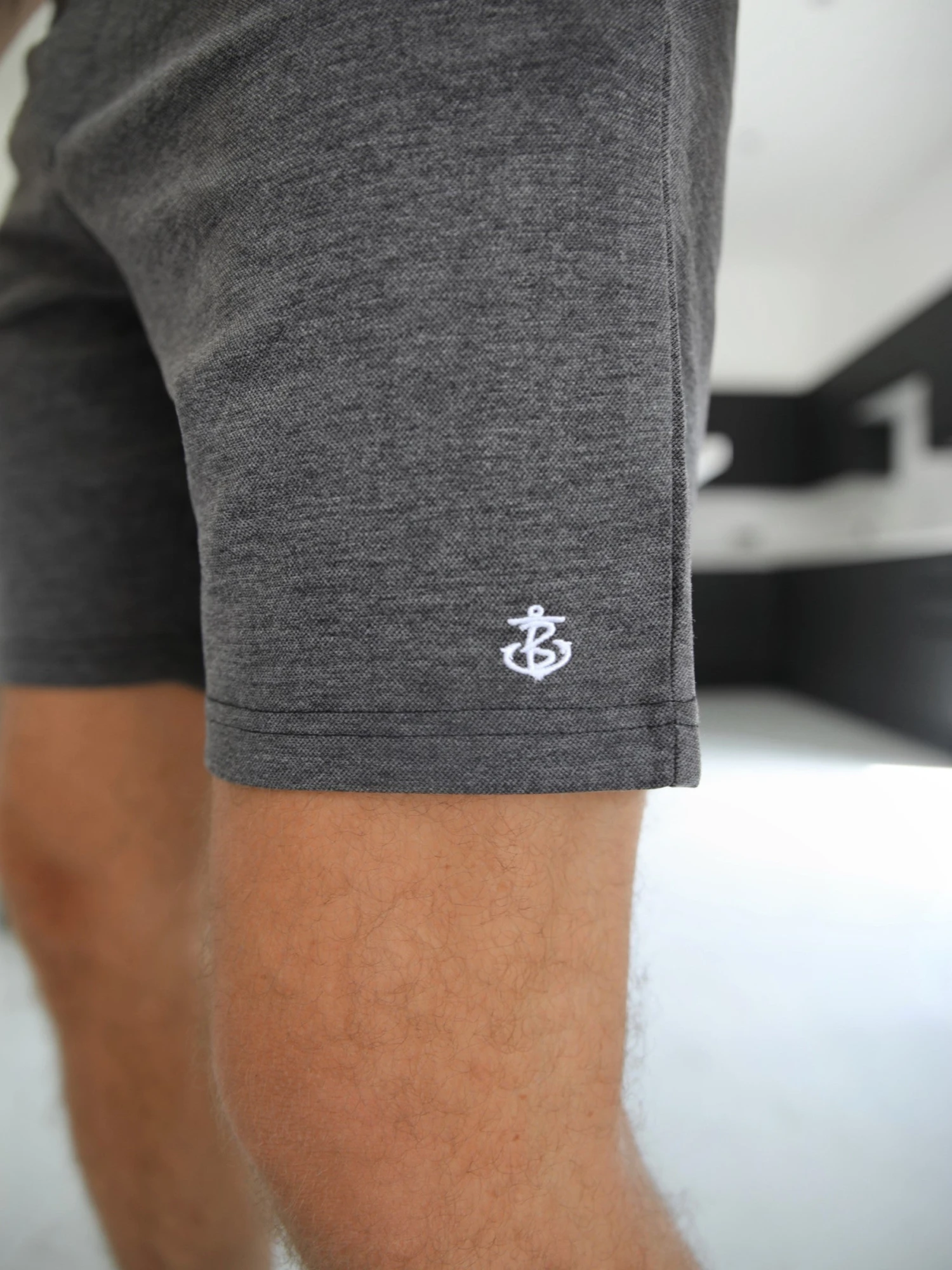 Sorrento Stretch Fit Shorts - Charcoal 6 Sorrento Stretch Fit Shorts - Charcoal - Image 6