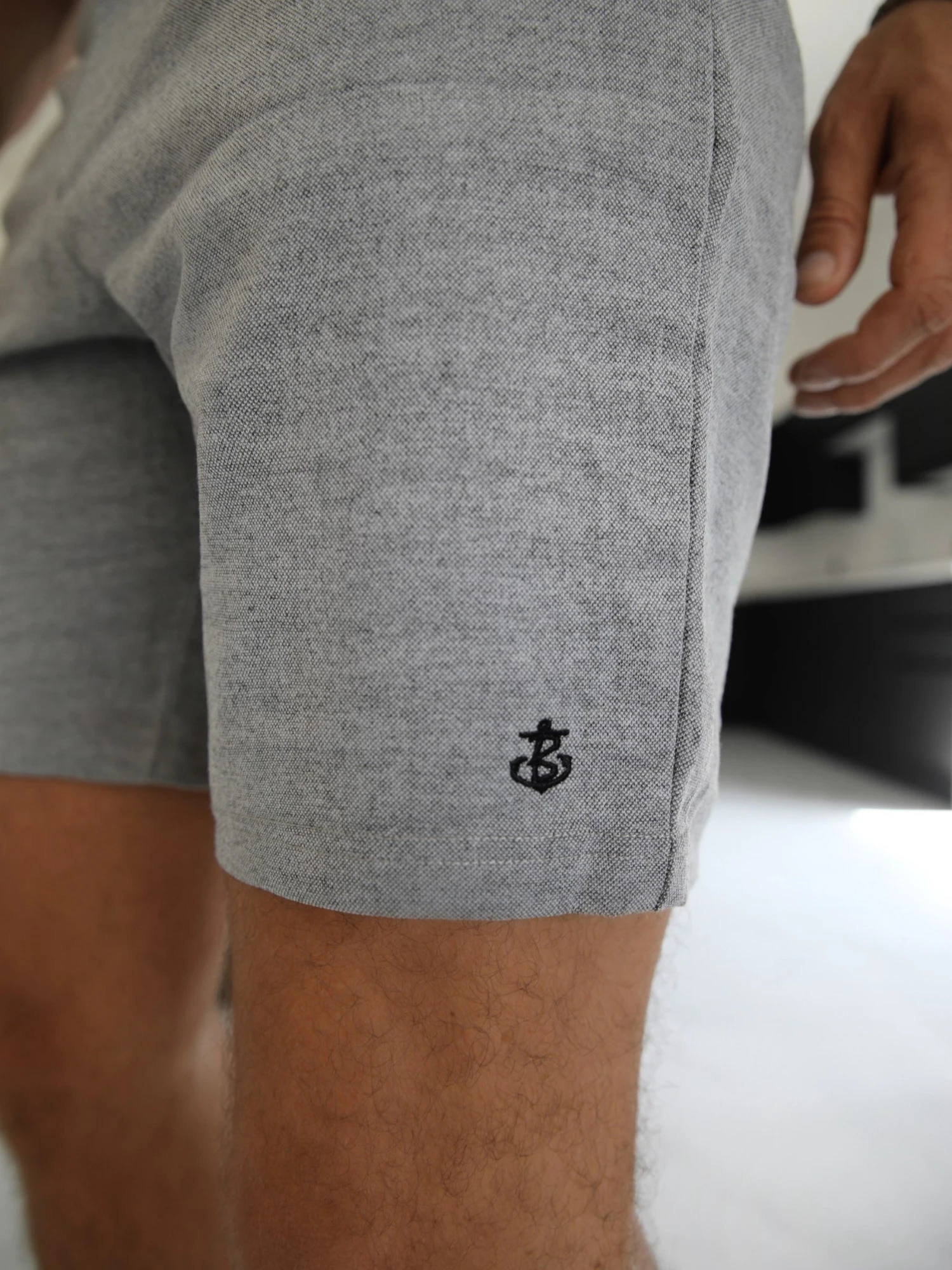 Sorrento Stretch Fit Shorts - Grey 5 Sorrento Stretch Fit Shorts - Grey - Image 5