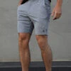 Sorrento Stretch Fit Shorts - Grey