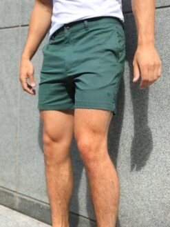 Sanremo Chino Shorts - Green -Blakely Clothing Store 1349GreenD 1