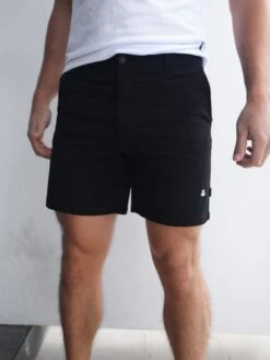 Stretch Chino Shorts - Black -Blakely Clothing Store 1349LBlack 01D