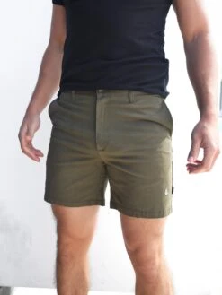 Stretch Chino Shorts - Khaki -Blakely Clothing Store 1349LKhaki 02D