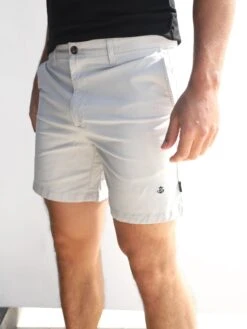 Stretch Chino Shorts - Light Grey -Blakely Clothing Store 1349LLightGrey 04D