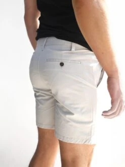 Stretch Chino Shorts - Light Grey -Blakely Clothing Store 1349LLightGrey 05D