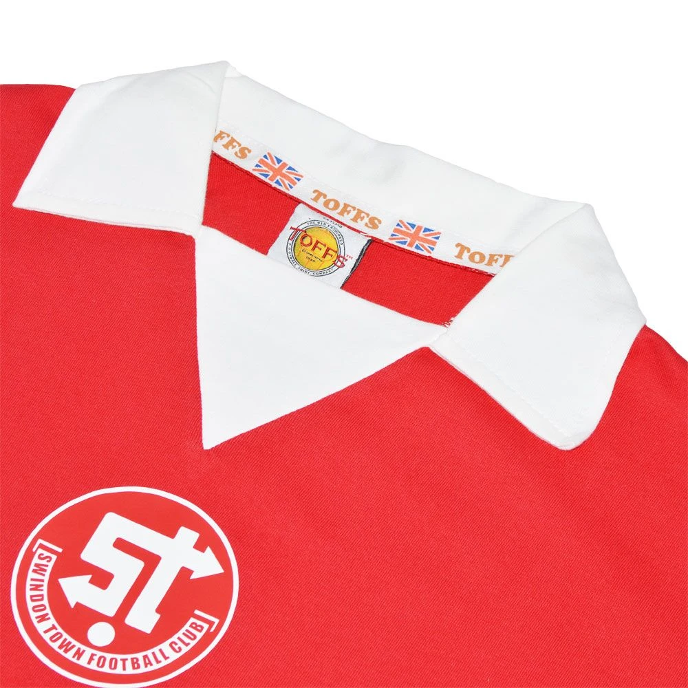 Swindon Town 1974-75 Kids Retro Football Shirt - Classic ST Arrow Edition 3 Swindon Town 1974-75 Kids Retro Football Shirt - Classic ST Arrow Edition - Image 3