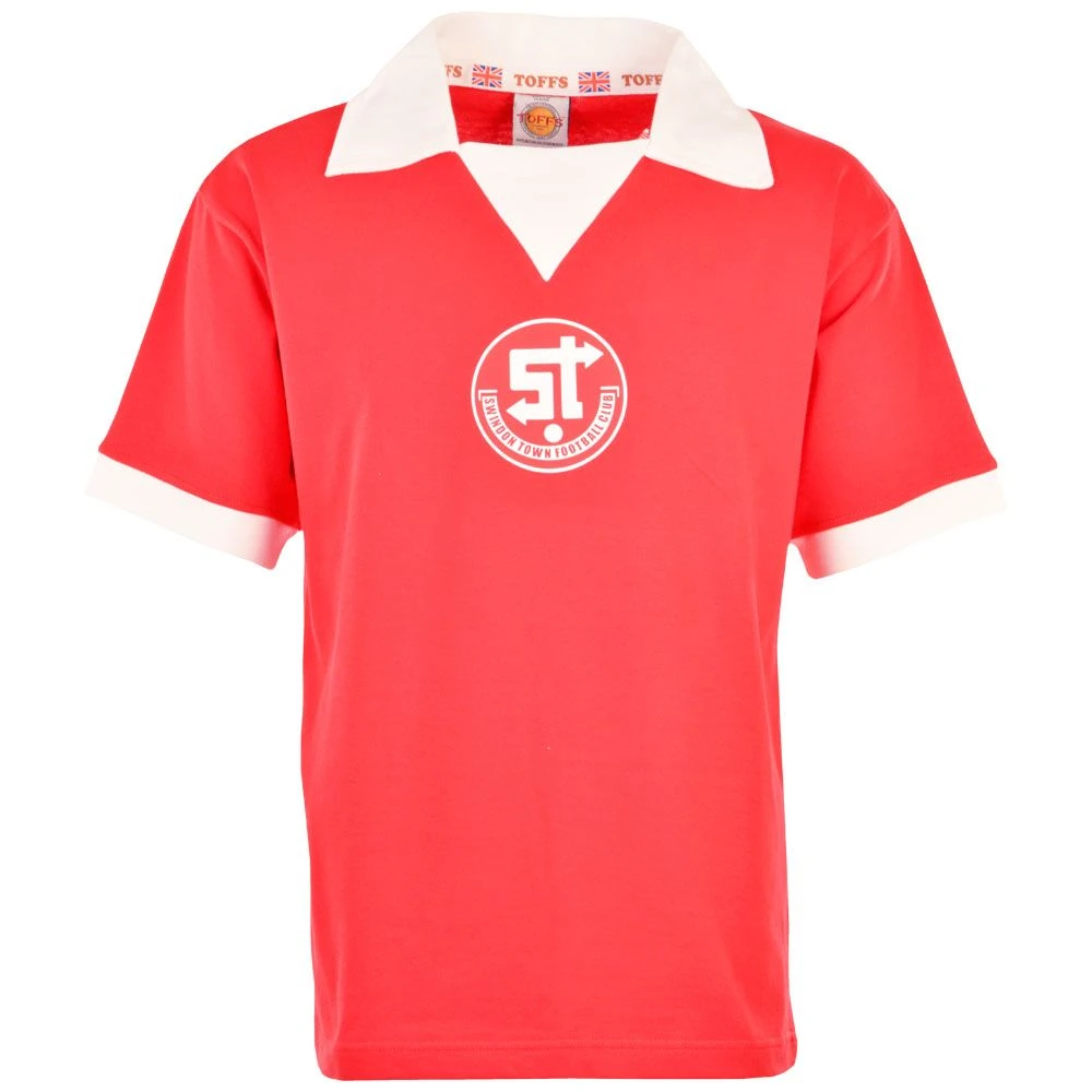 Swindon Town 1974-75 Kids Retro Football Shirt - Classic ST Arrow Edition 1 Swindon Town 1974-75 Kids Retro Football Shirt - Classic ST Arrow Edition