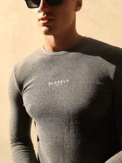 Alezio Textured Jumper - Charcoal 10 Alezio Textured Jumper - Charcoal -Blakely Clothing Store 1703DCharcoal01D