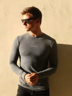 Alezio Textured Jumper - Charcoal 8 Alezio Textured Jumper - Charcoal -Blakely Clothing Store 1703DCharcoal04D