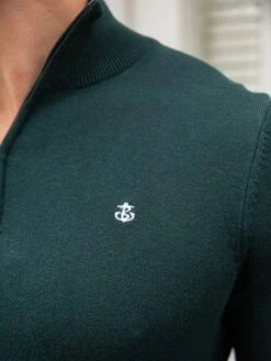 Oxbridge Jumper - Dark Green 10 Oxbridge Jumper - Dark Green -Blakely Clothing Store 1716DarkGreen 06D 1