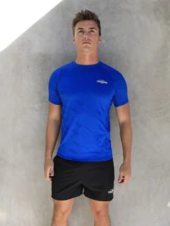 Lightweight Training T-Shirt - Blue -Blakely Clothing Store 1802GBlue 02D