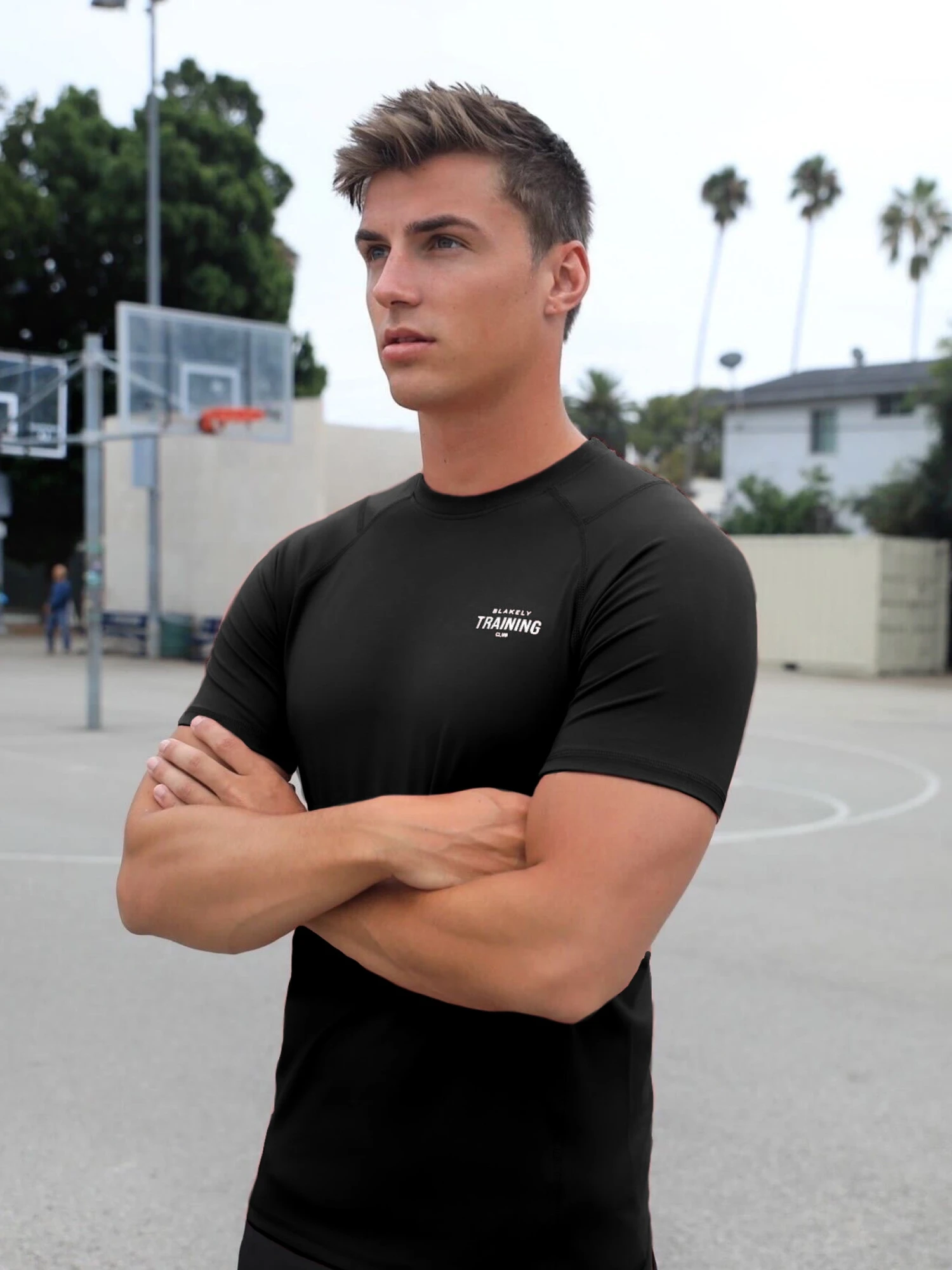 Slim Training T-Shirt - Black 1 Slim Training T-Shirt - Black