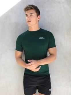 Slim Training T-Shirt - Dark Green 9 Slim Training T-Shirt - Dark Green -Blakely Clothing Store 1802TGreen 01D