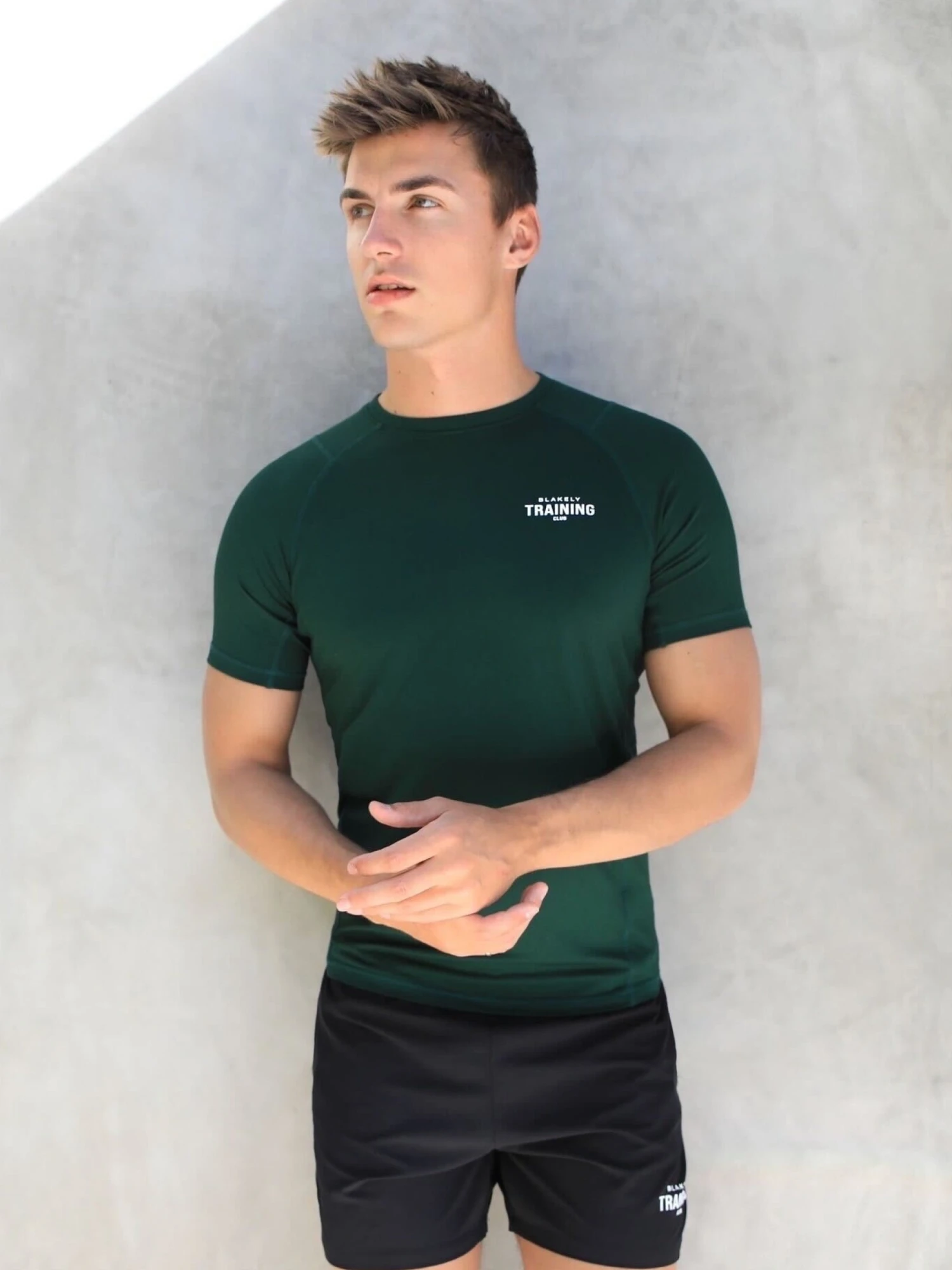 Slim Training T-Shirt - Dark Green 4 Slim Training T-Shirt - Dark Green - Image 4