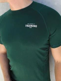 Slim Training T-Shirt - Dark Green 8 Slim Training T-Shirt - Dark Green -Blakely Clothing Store 1802TGreen 02D