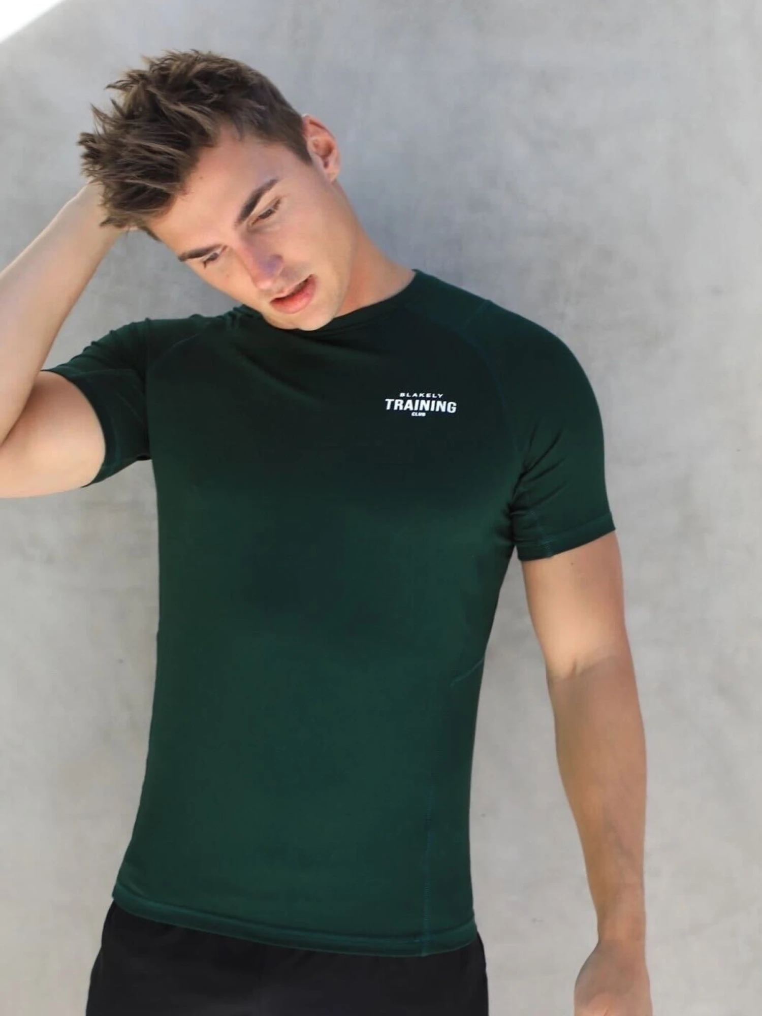 Slim Training T-Shirt - Dark Green 6 Slim Training T-Shirt - Dark Green - Image 6
