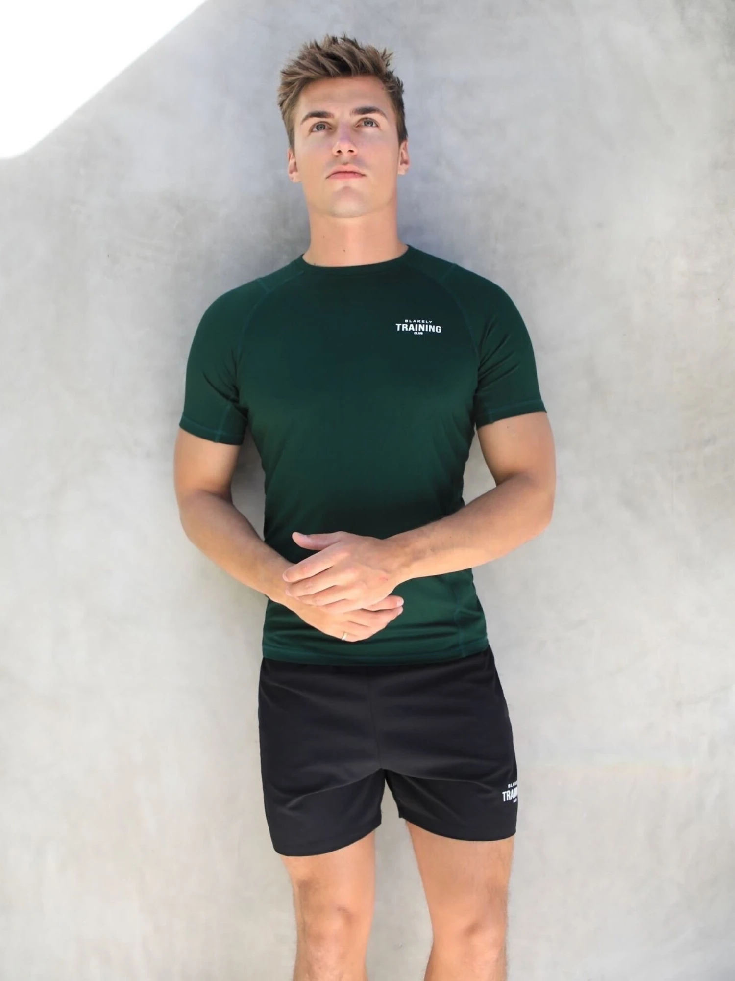 Slim Training T-Shirt - Dark Green 2 Slim Training T-Shirt - Dark Green - Image 2