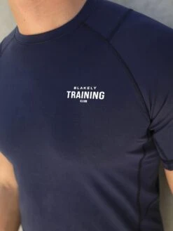 Slim Training T-Shirt - Navy -Blakely Clothing Store 1802TNavy 01D