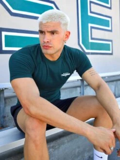 Slim Training T-Shirt - Teal Green 6 Slim Training T-Shirt - Teal Green -Blakely Clothing Store 1802TTeal03D