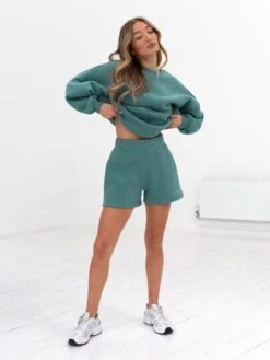 Isabel Oversized Jumper - Dusty Teal -Blakely Clothing Store 1846AGreen 05D 20fcb5a4 9dd3 4e14 af92 82fa262ac193