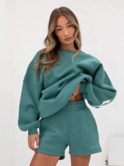 Isabel Oversized Jumper - Dusty Teal -Blakely Clothing Store 1846AGreen 07D 2b740aa0 008e 4ca7 b589 33dd364d6f86