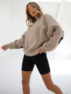 Isabel Oversized Jumper - Tan -Blakely Clothing Store 1846AIsabelTan4D
