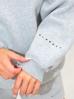 Isabel Oversized Jumper - Marl Grey -Blakely Clothing Store 1846AMarlGrey 05D