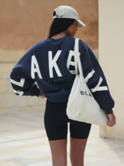 Isabel Oversized Jumper - Classic Navy -Blakely Clothing Store 1846ANAVYISABEL01