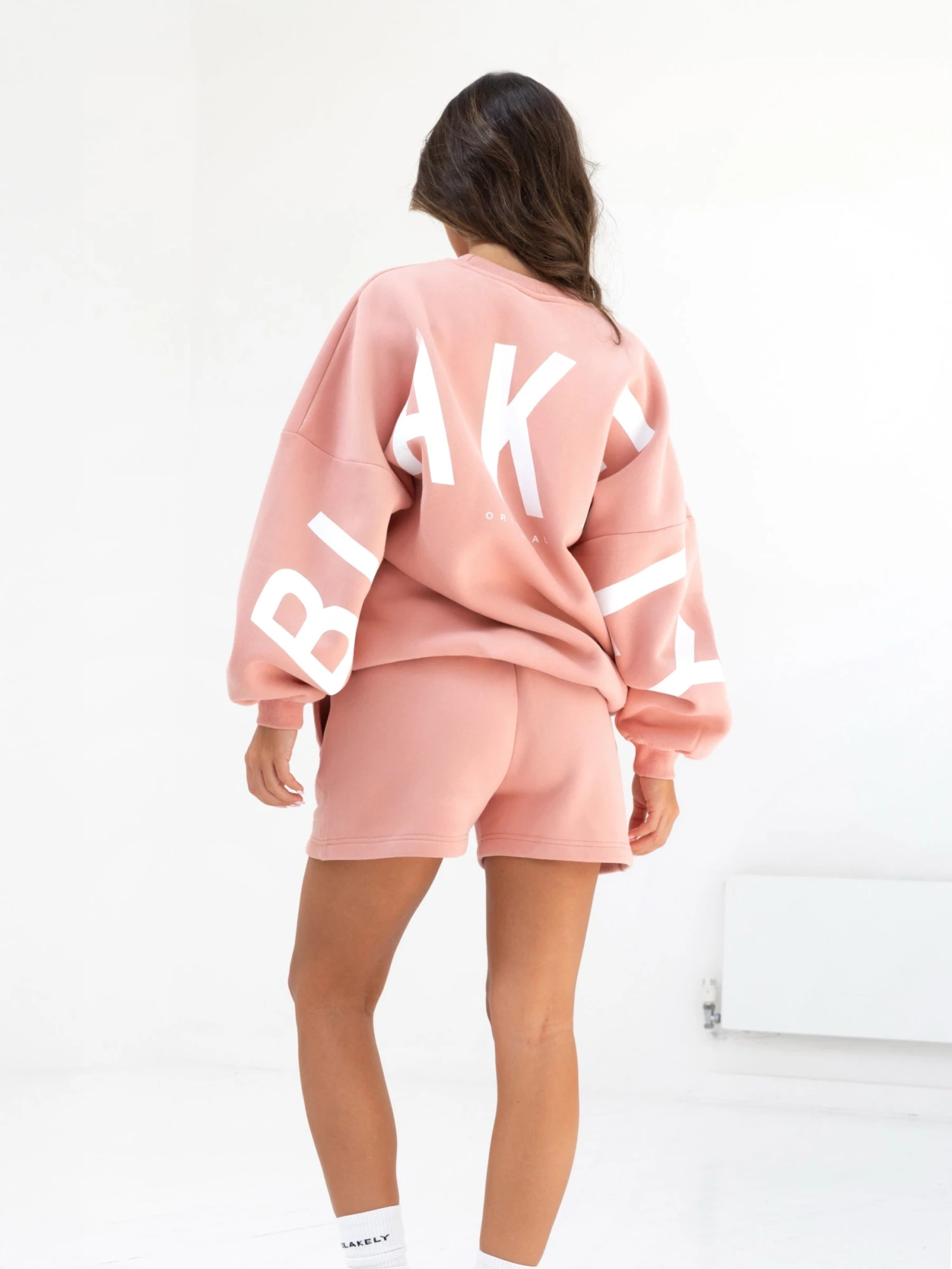 Isabel Oversized Jumper - Peach Pink 5 Isabel Oversized Jumper - Peach Pink - Image 5