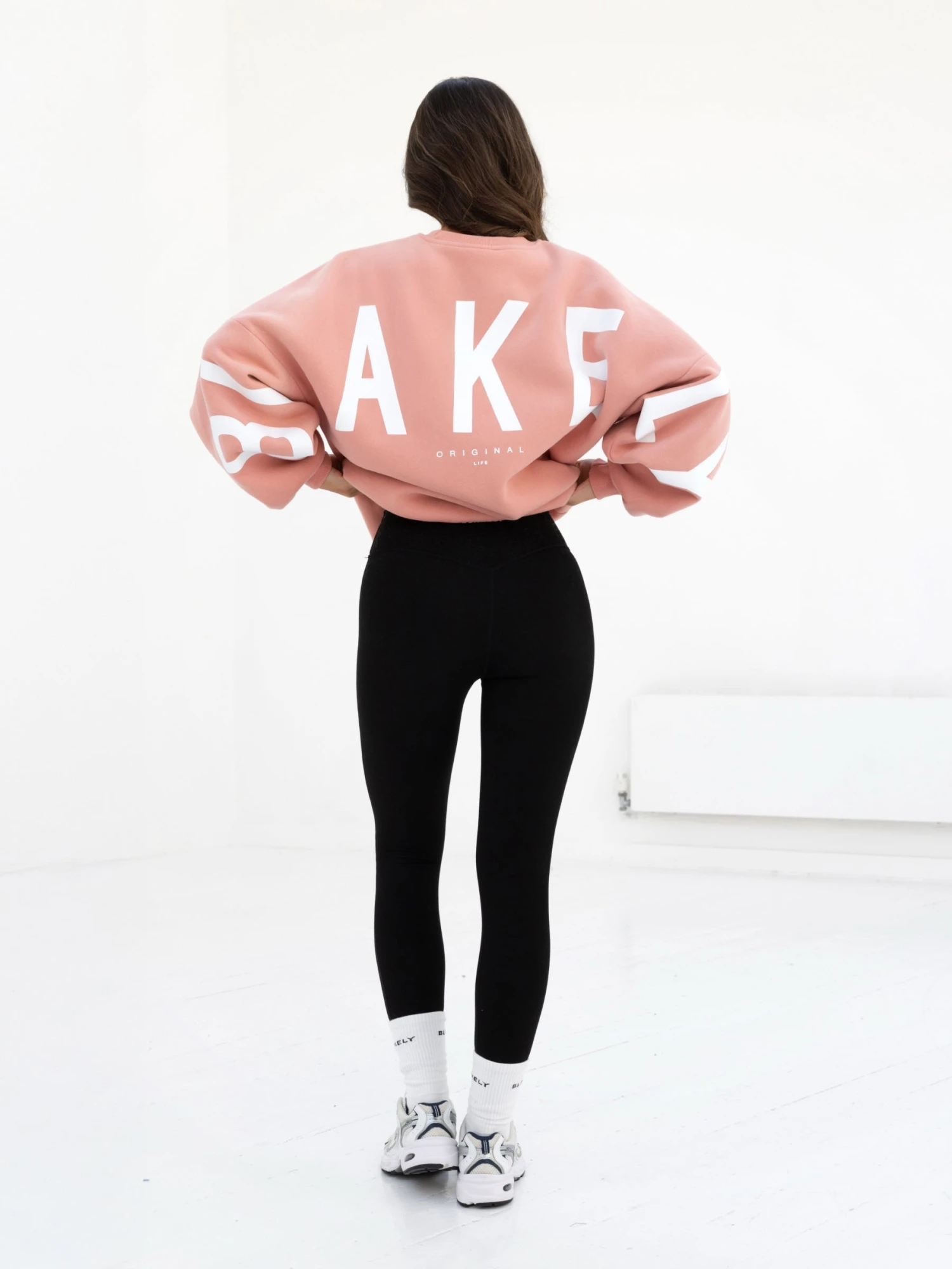 Isabel Oversized Jumper - Peach Pink 3 Isabel Oversized Jumper - Peach Pink - Image 3