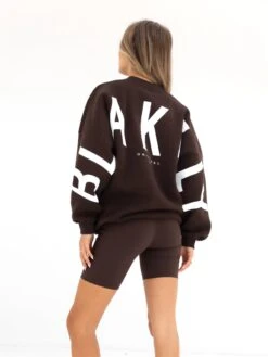 Isabel Oversized Jumper - Coffee Bean -Blakely Clothing Store 1846XBROWN03D